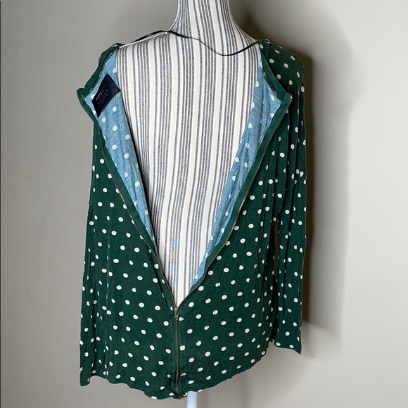 Zara Basic Special Edition Polka Dot Top M - Picture 6 of 14